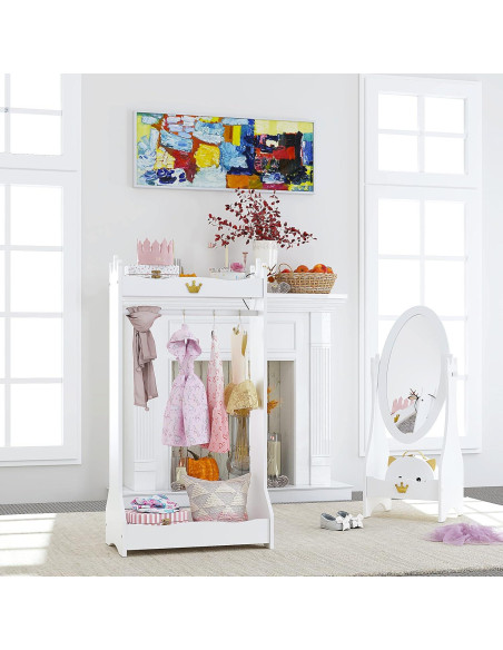 Armario Colgante Abierto para Niños UTEX - Almacenamiento Blanco