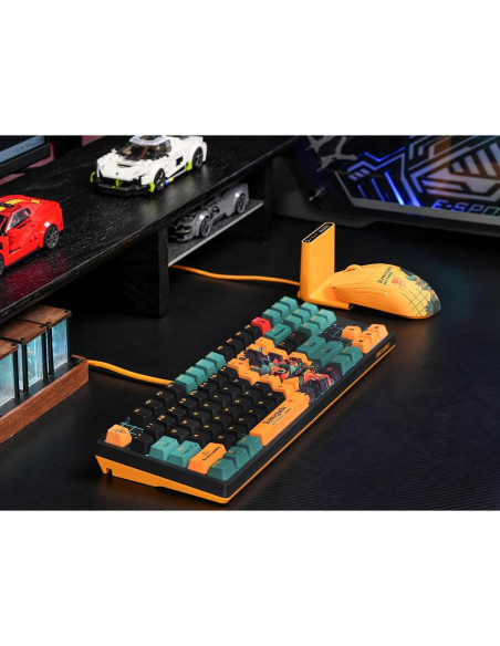 Teclado Gaming Bloody AT87-Renegade Óptico TKL PBT RGB