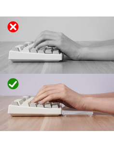 Reposamuñecas Ergonómico Acrílico SUEHIODHY 36 cm Antideslizante 2