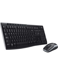 Combo Teclado Inalámbrico Logitech K270 y Ratón M185 - Negro 2
