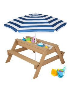 Mesa de Picnic 3-en-1 Mejor Opción Productos para Niños - Marino