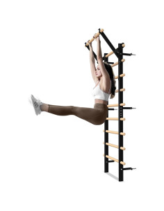 Escalera Sueca GMWD G-SL01 con Barra de Dominadas y 9 Varillas