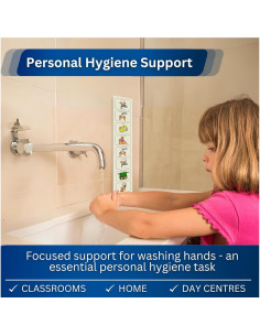 Gráfico Visual de Lavado de Manos para Niños Autistas - Suministros y Desarrollos para Autismo 2
