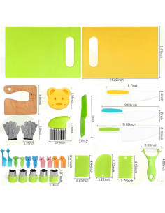 Juego de Cocina Montessori 29PCS A ANGG para Niños 6-8 Años 2