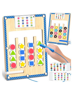 Tablero de Rompecabezas Magnético de Madera Todien - Juguete Montessori para Niños 3-6 Años