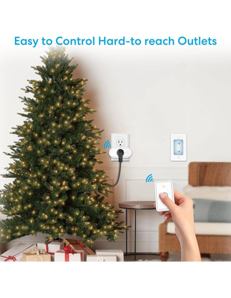 LoraTap Enchufe Control Remoto Inalámbrico 30,48 m