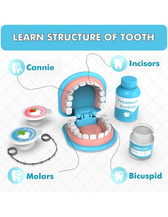 Juego de Dentista Trulloyoo para Niños 3 a 5 Años - Kit Educativo 2