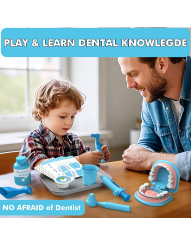 Juego de Dentista Trulloyoo para Niños 3 a 5 Años - Kit Educativo