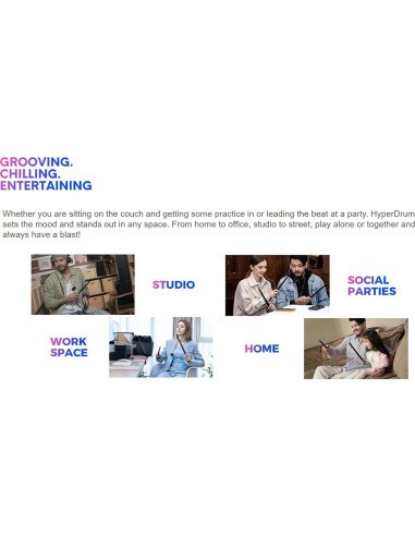 Juego de Batería Electrónica Dpofirs - Portátil y Silencioso