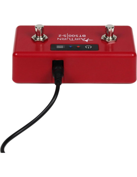 Pedal Bluetooth AirTurn BT500S-2 Controlador MIDI 200h
