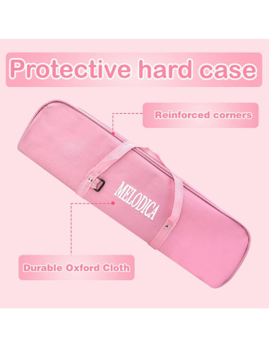 Melodica Soulmate 32 Teclas Rosa para Niños y Principiantes