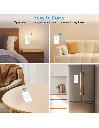 LoraTap Enchufe Control Remoto Inalámbrico 30,48 m