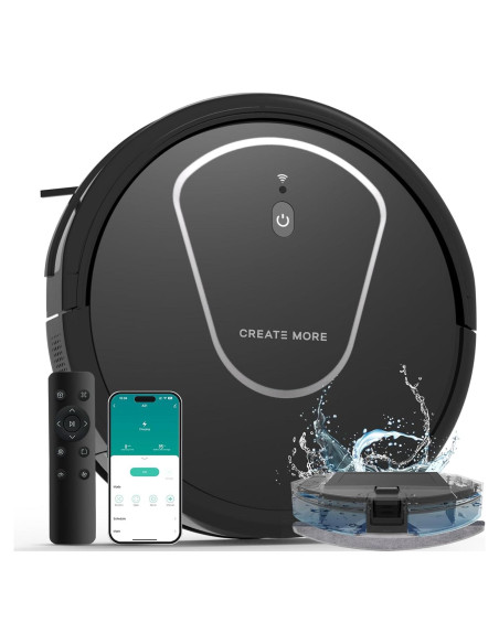 Robot Aspirador y Mopa 2 en 1 Bagotte A21, 4000Pa, WiFi