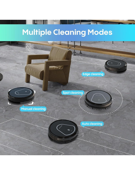 Robot Aspirador y Mopa 2 en 1 Bagotte A21, 4000Pa, WiFi