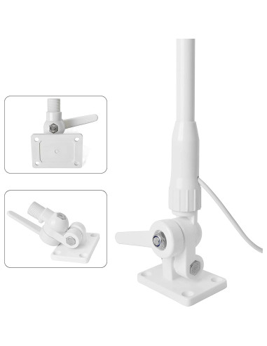 Antena VHF Marina UAYESOK 110cm Fibra de Vidrio Impermeable