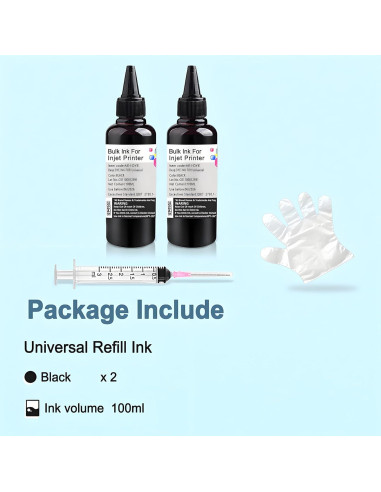 Kit de recarga de tinta universal KSUMEI 200 ml para impresoras