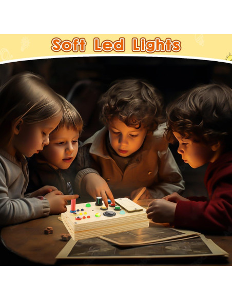 Tablero Ocupado Montessori Espamig con Luz LED para Niños