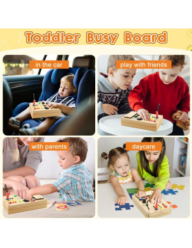 Tablero Ocupado Montessori Espamig con Luz LED para Niños