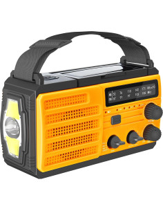 Radio de Emergencia Kaito Voyager V3 AM/FM NOAA con Linterna LED 2