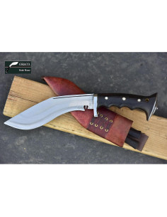 Kukri Genuino GK&CO. 20.32 cm Mango Madera Rosa Hecho a Mano 2