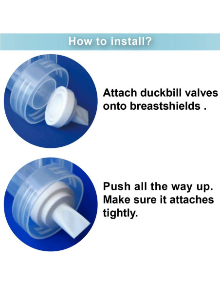 Válvulas de Pico de Pato Nenesupply 6 Piezas para Medela y Spectra