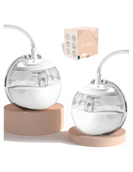 Taza Recolectora de Leche Manos Libres UNIKOO 240 ml 2 Pcs