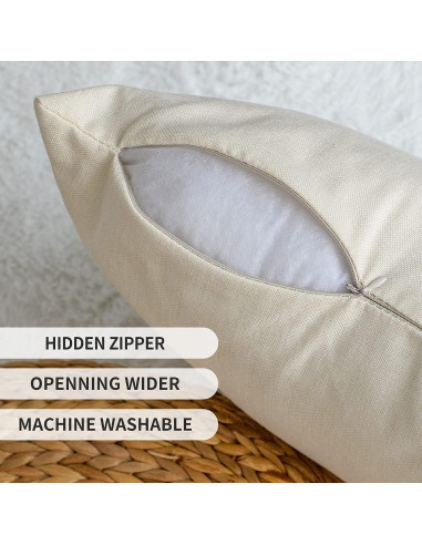 Fundas de Almohada AVOIN colorlife 45x45 cm Set de 4 Camping