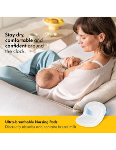 Almohadillas de Lactancia Medela Ultra Transpirables 120 Unidades 2