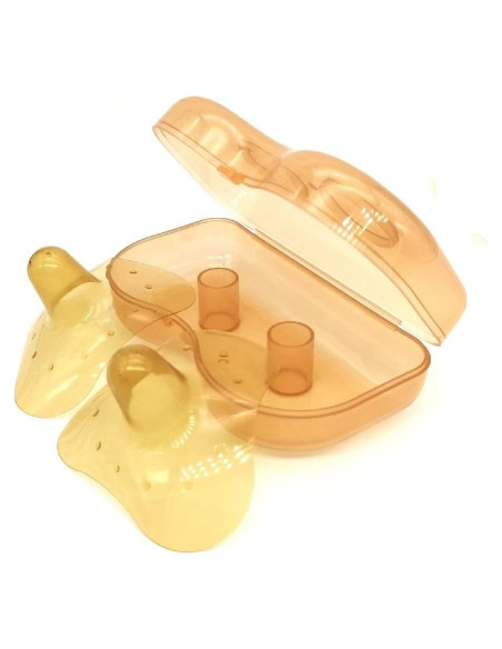 Protectores de pezones para lactancia Bebé Premium 1 par