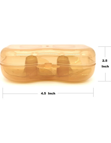 Protectores de pezones para lactancia Bebé Premium 1 par