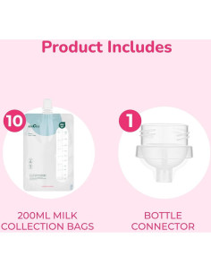 Bolsas de Almacenamiento de Leche Spectra 200 ml - 10 Unidades 2