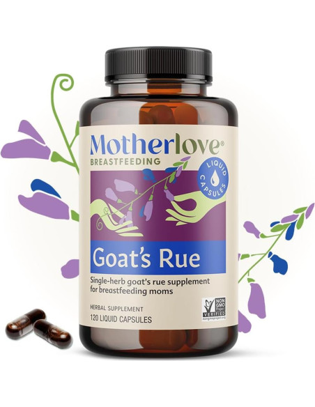 Suplemento de Lactancia Motherlove Rue de Cabra 120 Cápsulas