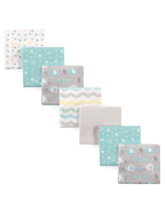 Mantas de Recepción Luvable Friends 100% Algodón 7 Piezas