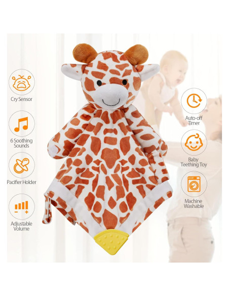 BEREST Manta de Sueño Jirafa con Sonido y Sensor de Llanto