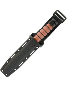 Cuchillo KA-BAR USMC Filo Serrado 17.78 cm Marrón 2