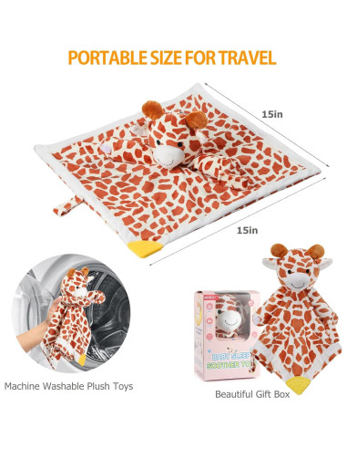 BEREST Manta de Sueño Jirafa con Sonido y Sensor de Llanto