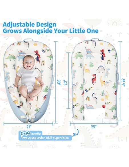 Cuna para Bebés Puxinargo - Nido Transpirable Algodón Orgánico