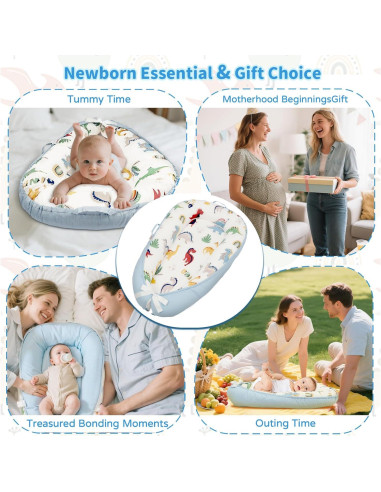 Cuna para Bebés Puxinargo - Nido Transpirable Algodón Orgánico