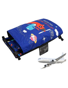 Cama de avión para niño pequeño Genérico 44x79cm Azul