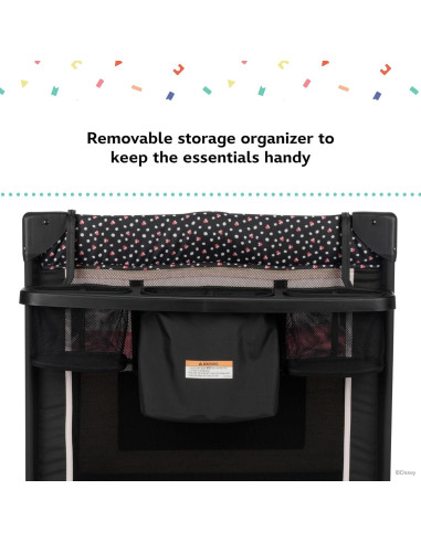 Parque Infantil 2-en-1 Disney Baby Minnie Mouse Cuna Rockera