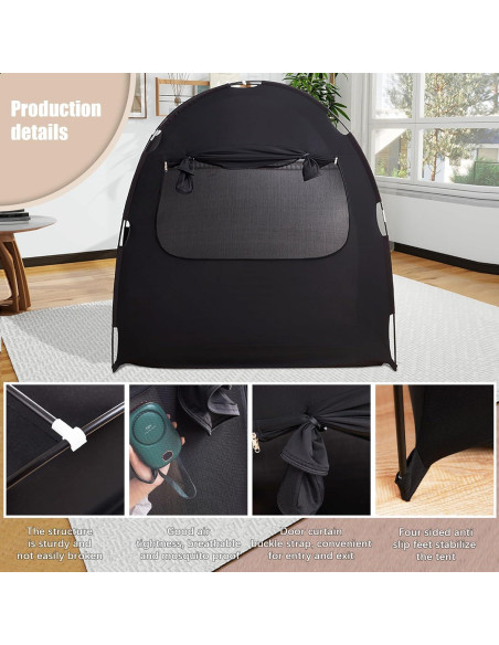 Carpa Blackout Mengersi para Cuna de Bebé 129.5x78.7x139.7cm