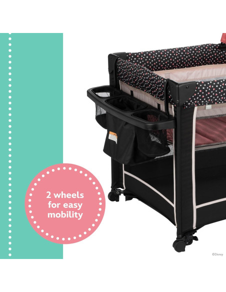 Parque Infantil 2-en-1 Disney Baby Minnie Mouse Cuna Rockera