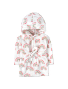 Bata de baño para bebés A.D. Sutton 0-9 meses Arcoíris Radiante