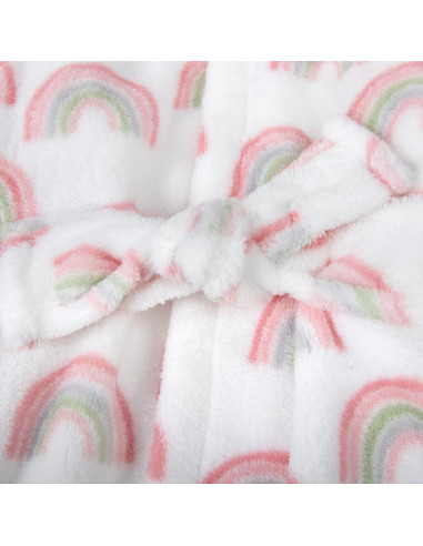 Bata de baño para bebés A.D. Sutton 0-9 meses Arcoíris Radiante