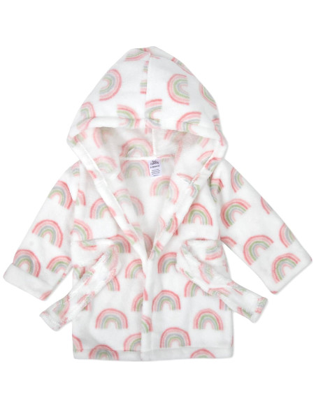 Bata de baño para bebés A.D. Sutton 0-9 meses Arcoíris Radiante