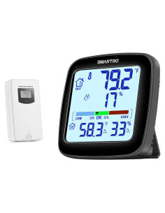 Termómetro Higrómetro Digital Inalámbrico SMARTRO SC92