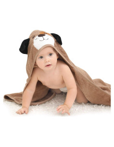 Toalla con Capucha Touchat para Bebés 89 cm - Suave y Absorbente