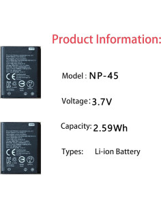 Batería NP-45 700mAh 3.7V para Auriculares Steelseries Arctis Nova Pro 2