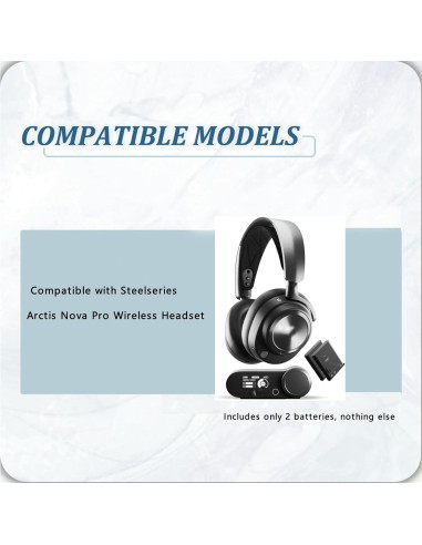 Batería NP-45 700mAh 3.7V para Auriculares Steelseries Arctis Nova Pro