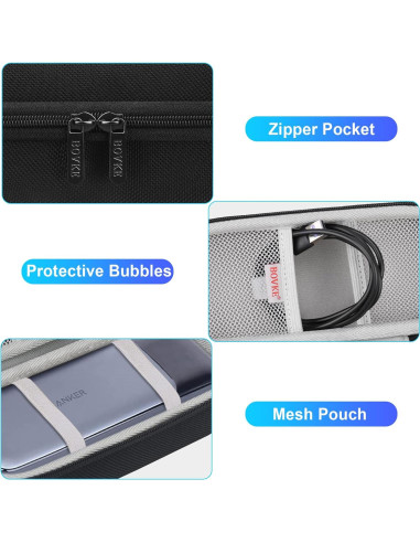 Funda de Transporte BOVKE para Anker 737 Power Bank 24000mAh